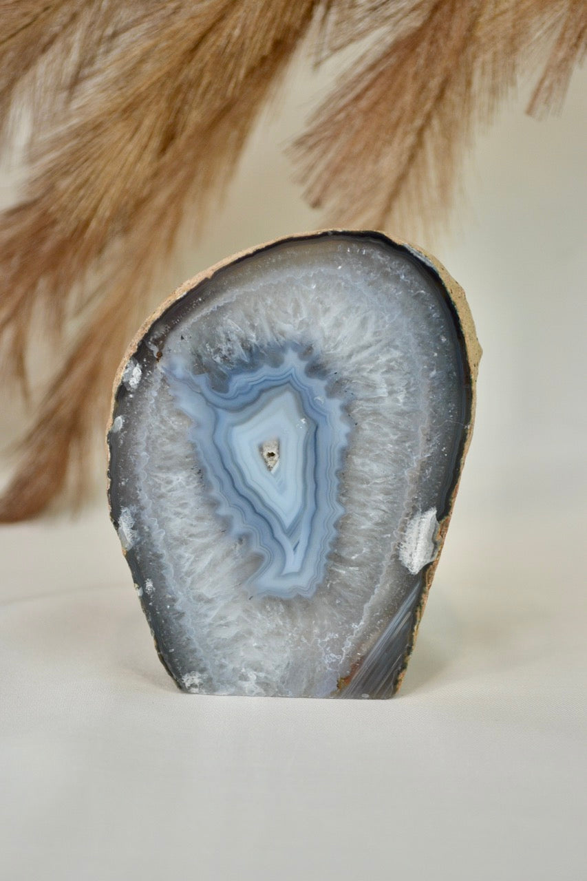 Agate Geode Tea Light Holder E