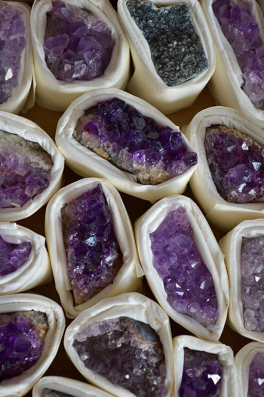 Raw Amethyst Little Clusters