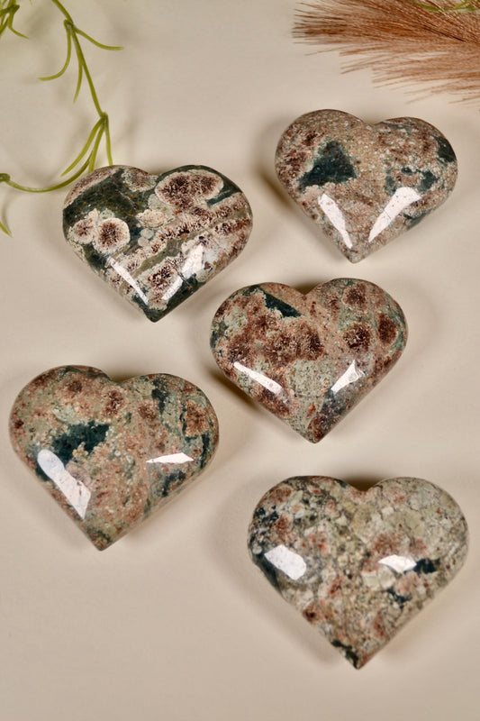 Flower Rhyolite Heart