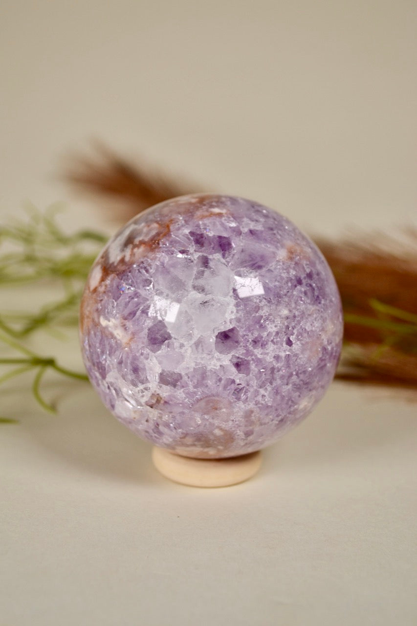 Pink Amethyst x Lilac Amethyst Sphere