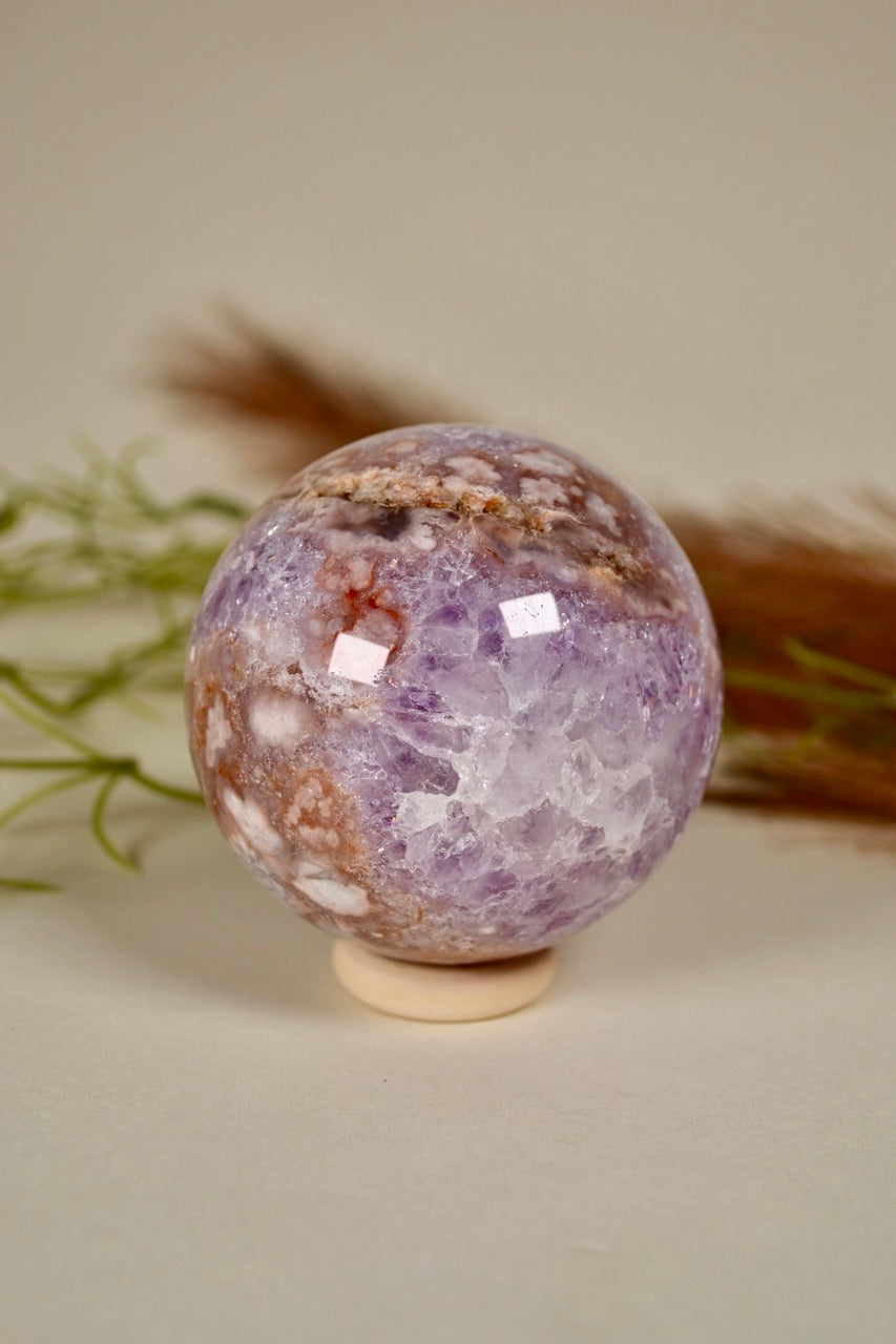 Pink Amethyst x Lilac Amethyst Sphere