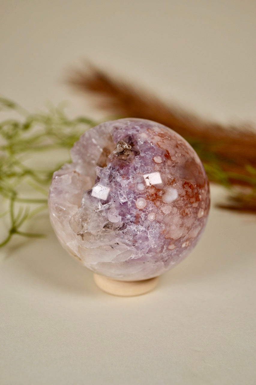 Pink Amethyst x Lilac Amethyst Sphere