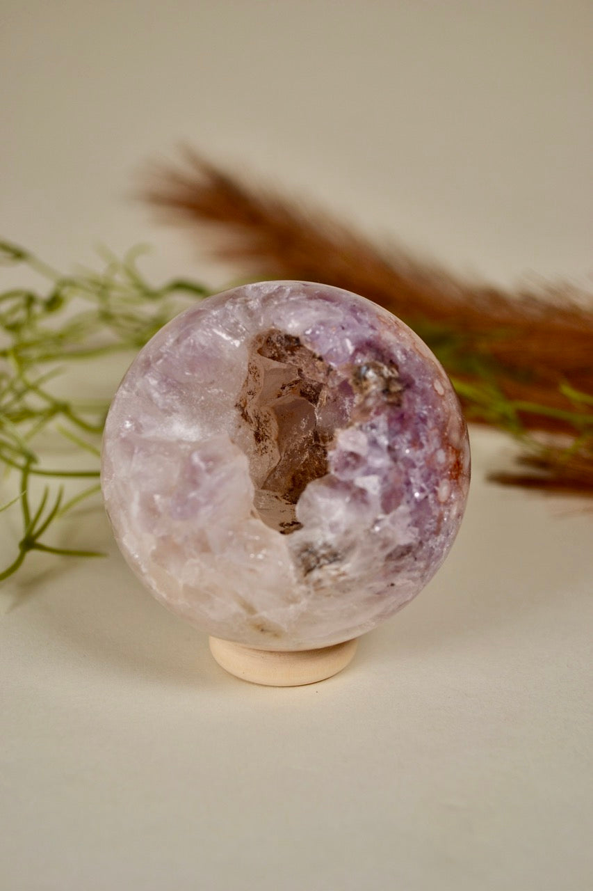 Pink Amethyst x Lilac Amethyst Sphere