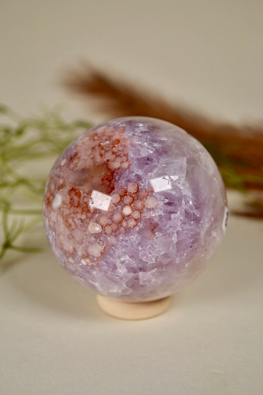 Pink Amethyst x Lilac Amethyst Sphere