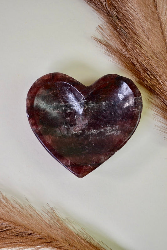 Strawberry Quartz Heart Bowl