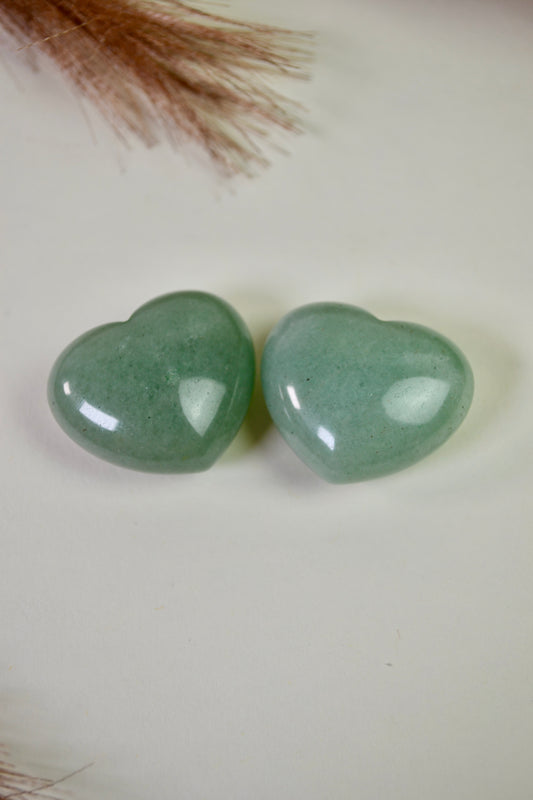 Chubby Green Aventurine Heart