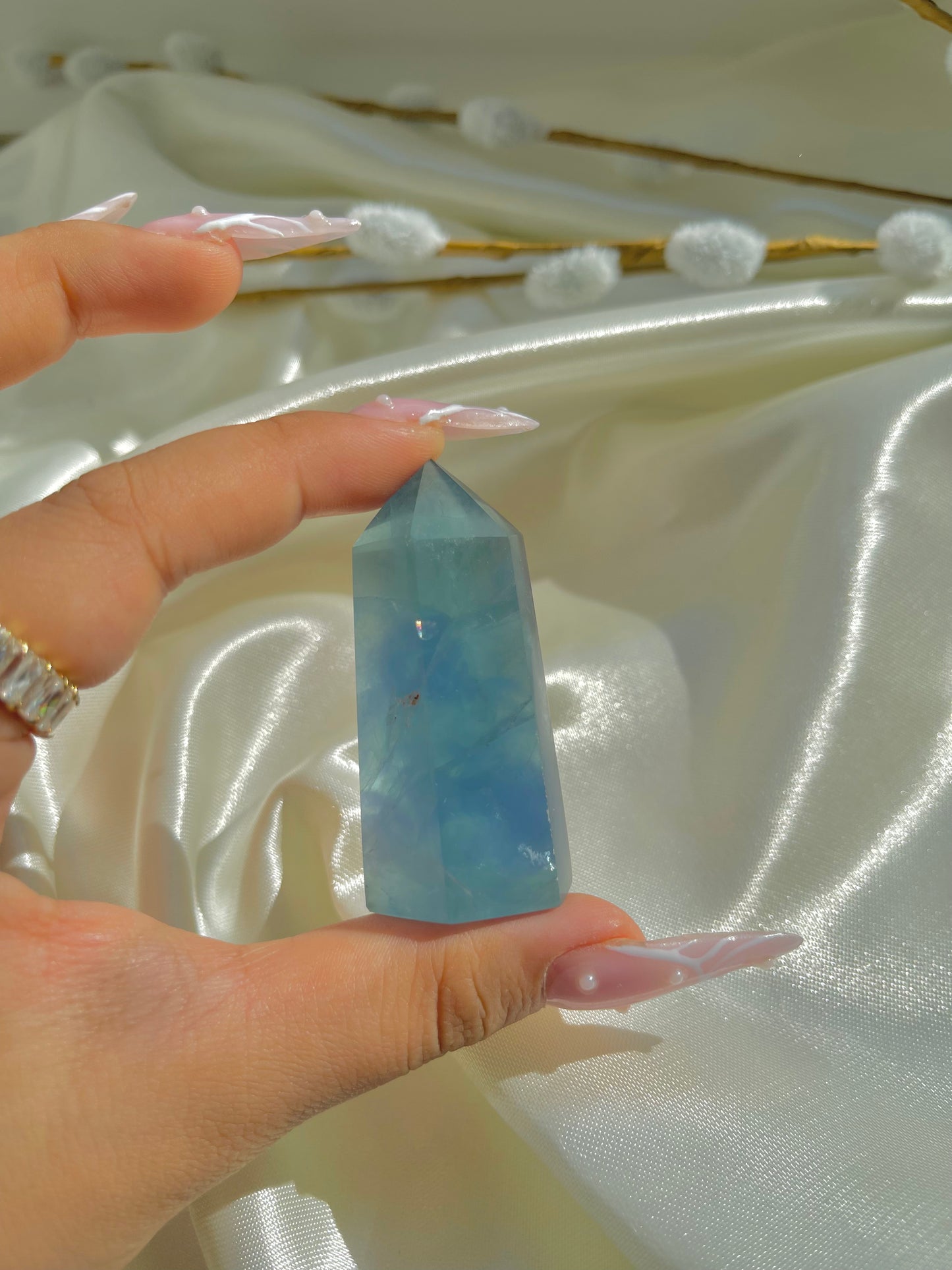 Blue Fluorite towers