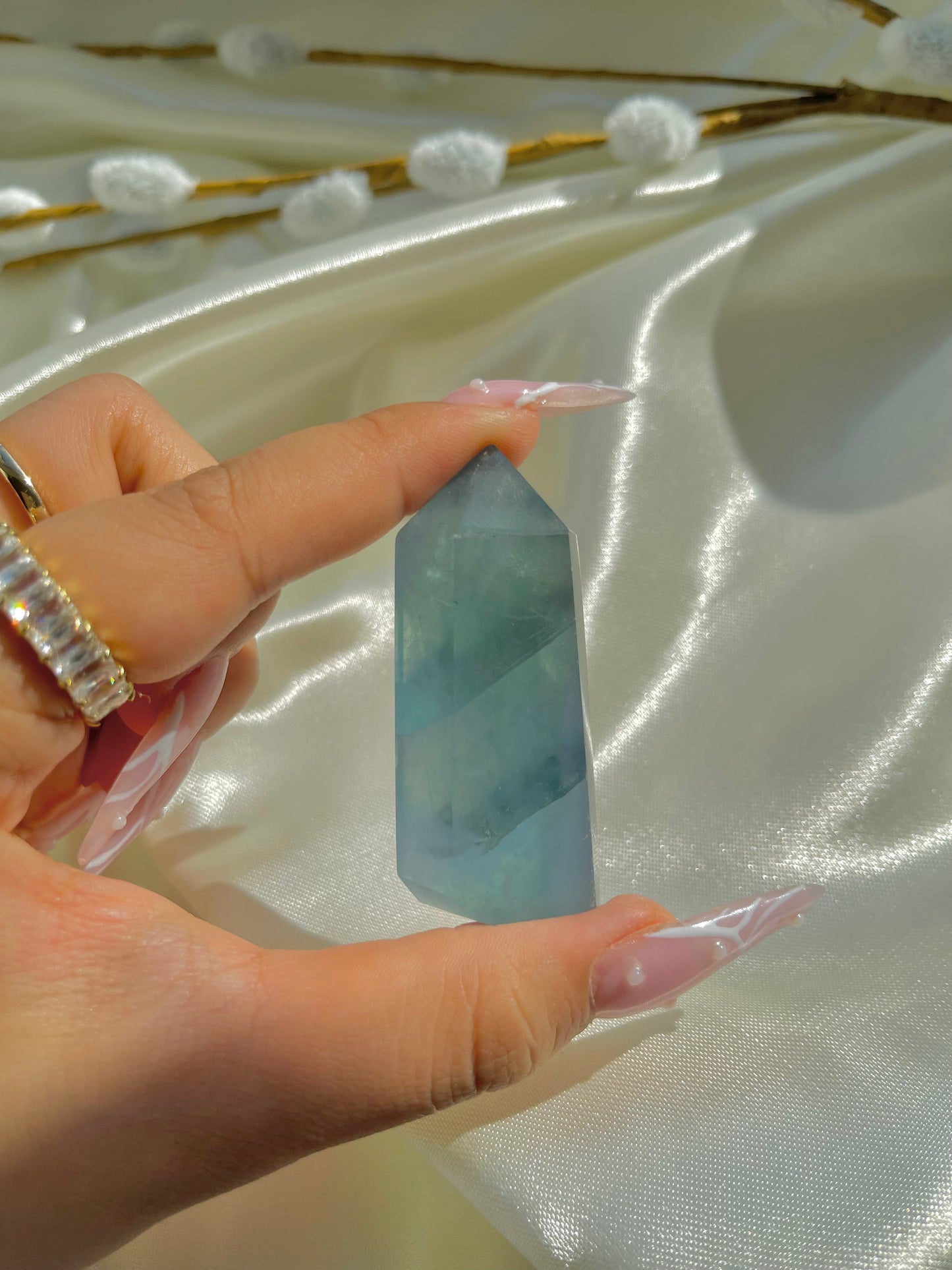 Blue Fluorite towers