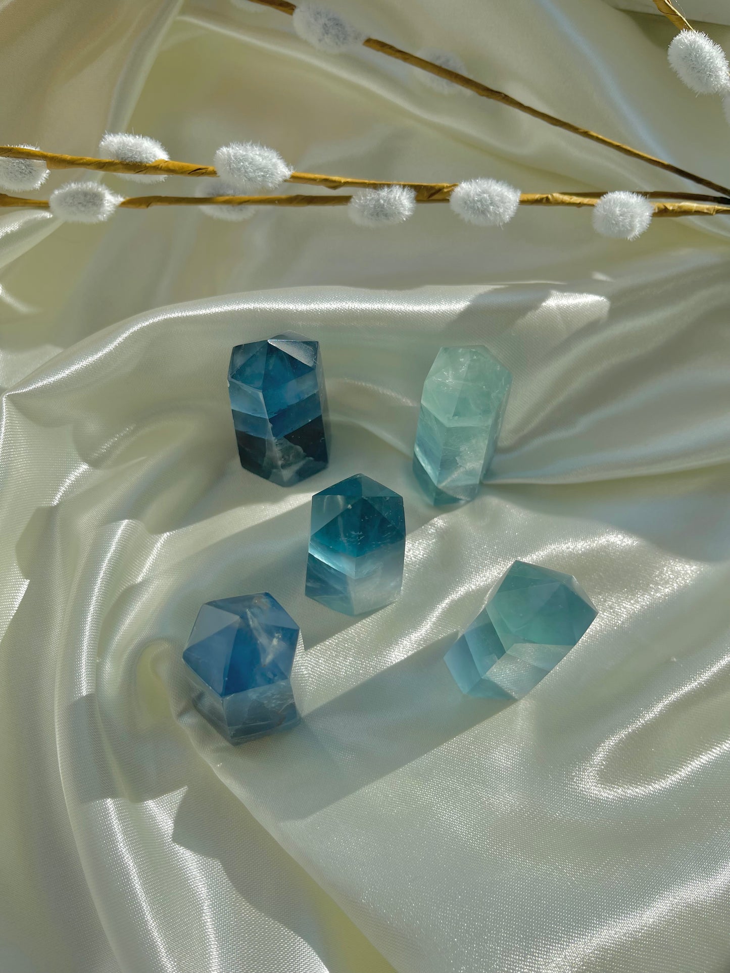 Blue Fluorite towers