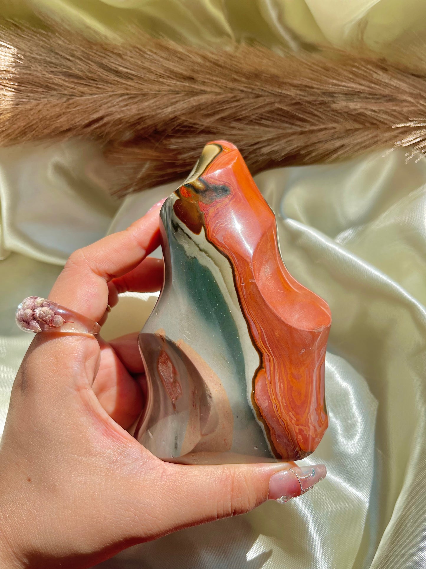 Polychrome Jasper Flame