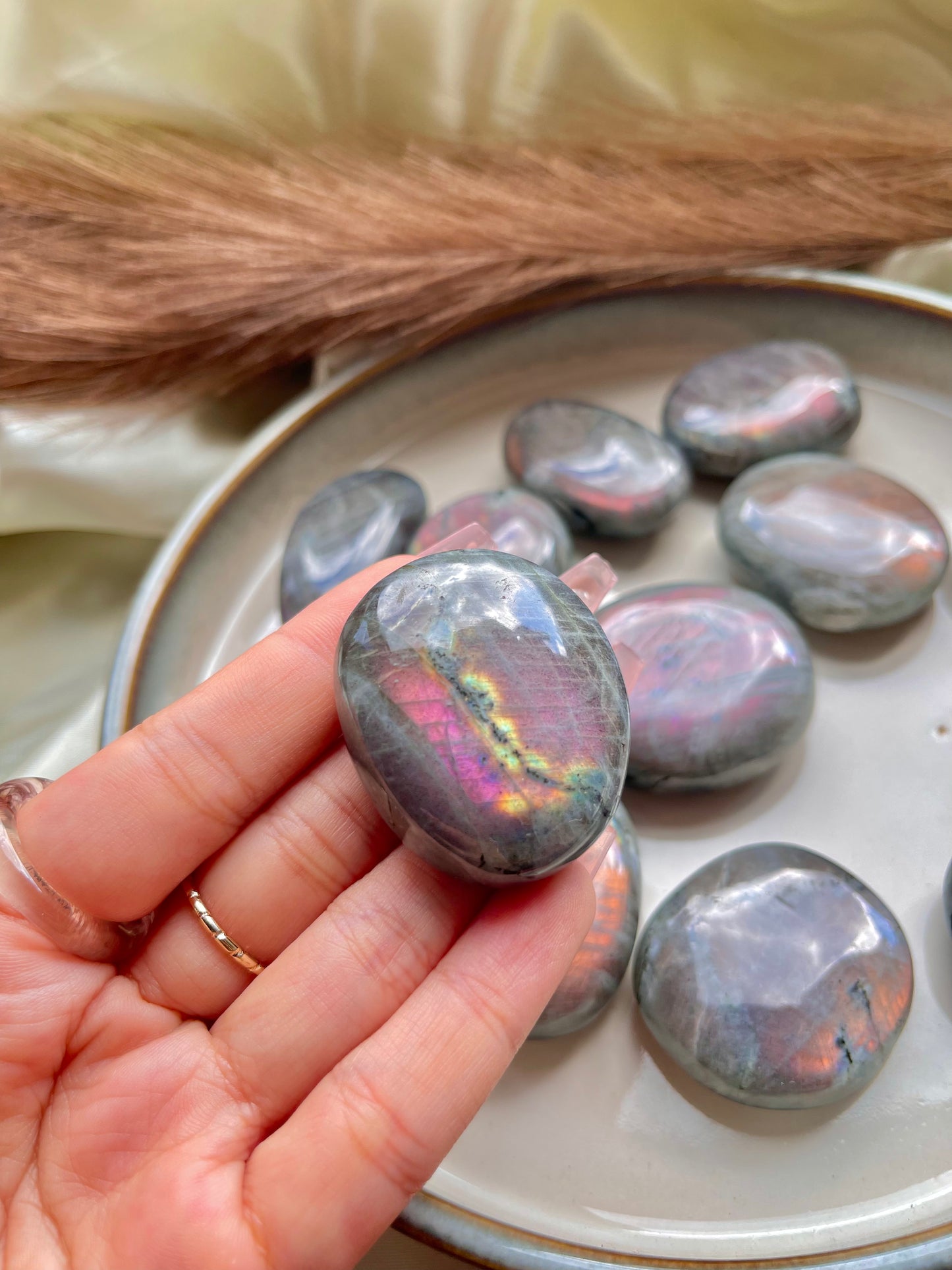 Labradorite palm stone (small)