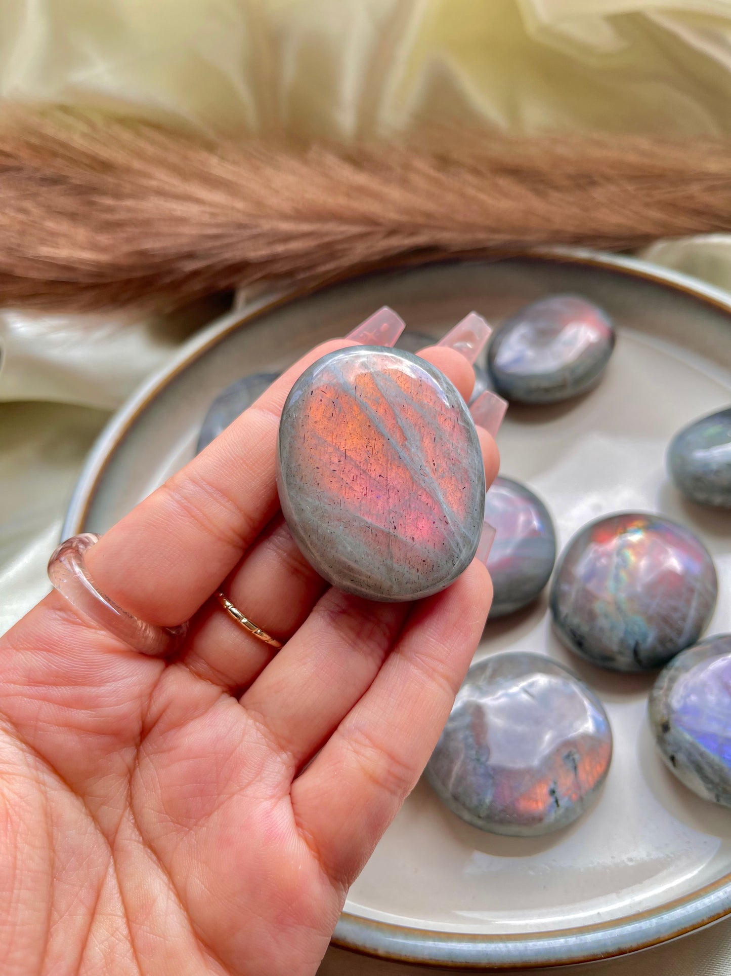 Labradorite palm stone (small)