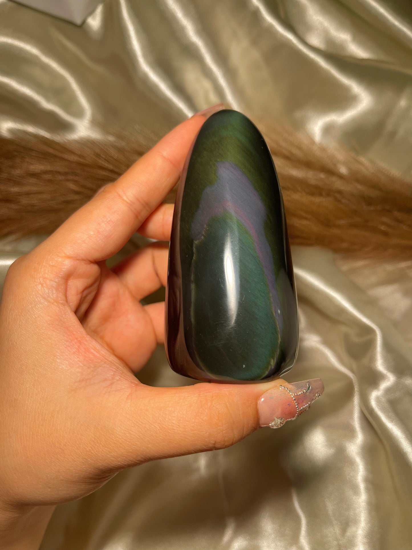 Rainbow Obsidian freeform