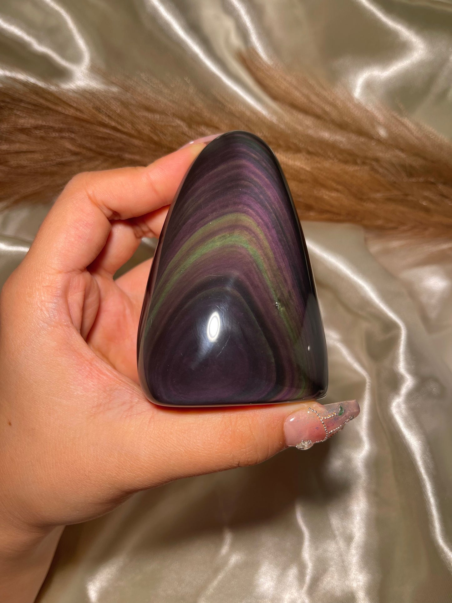 Rainbow Obsidian freeform