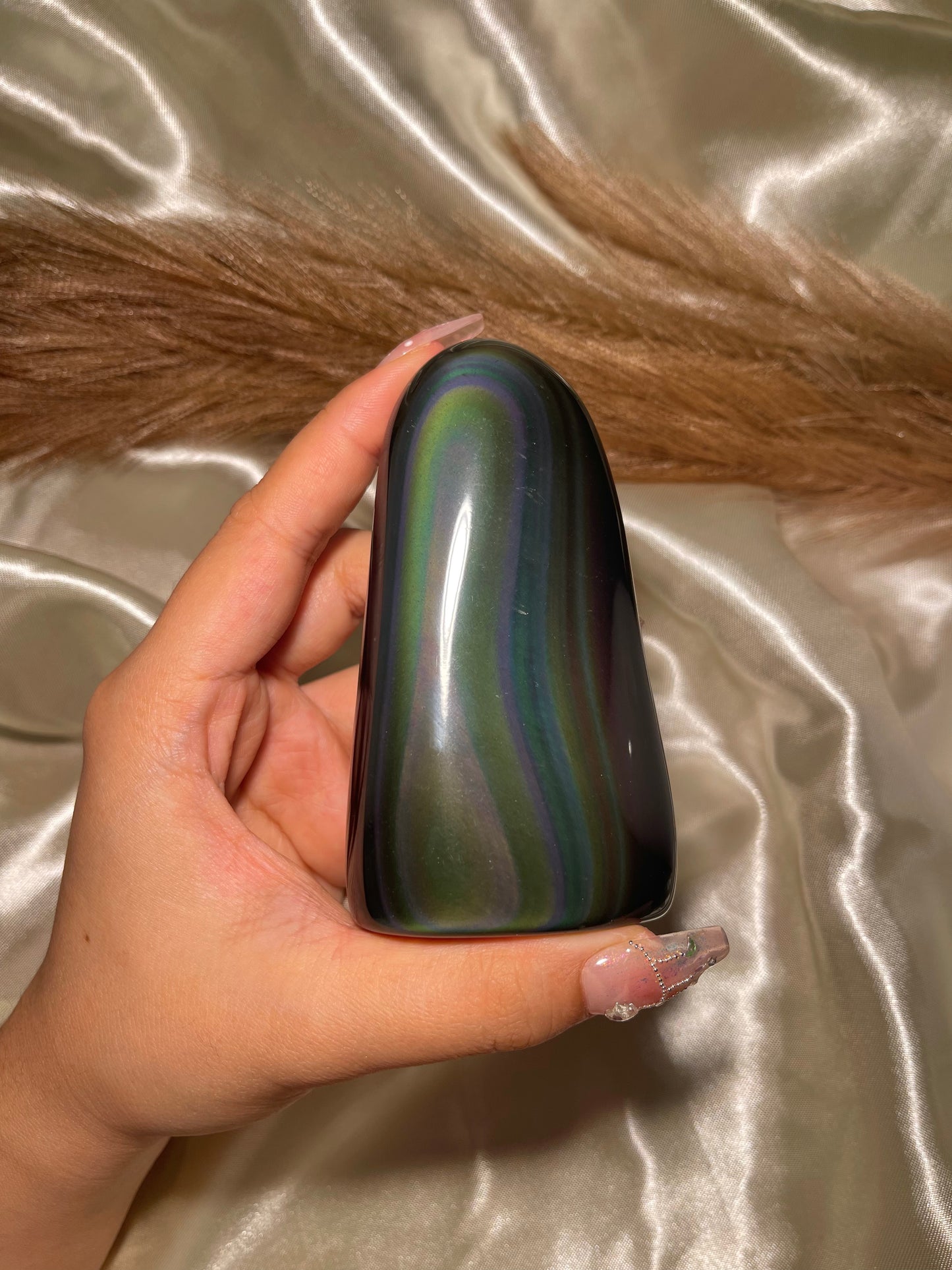 Rainbow Obsidian freeform