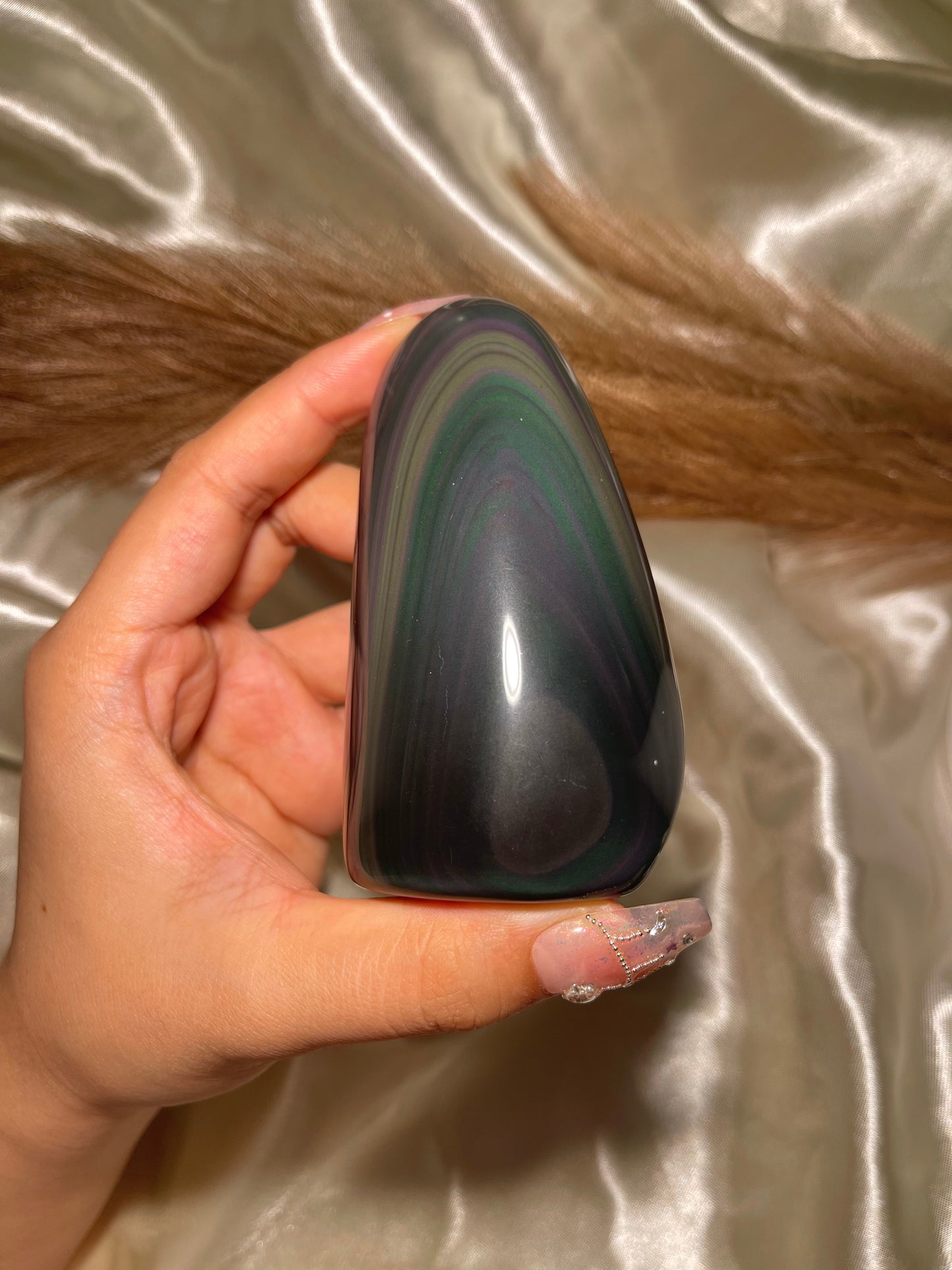 Rainbow Obsidian freeform