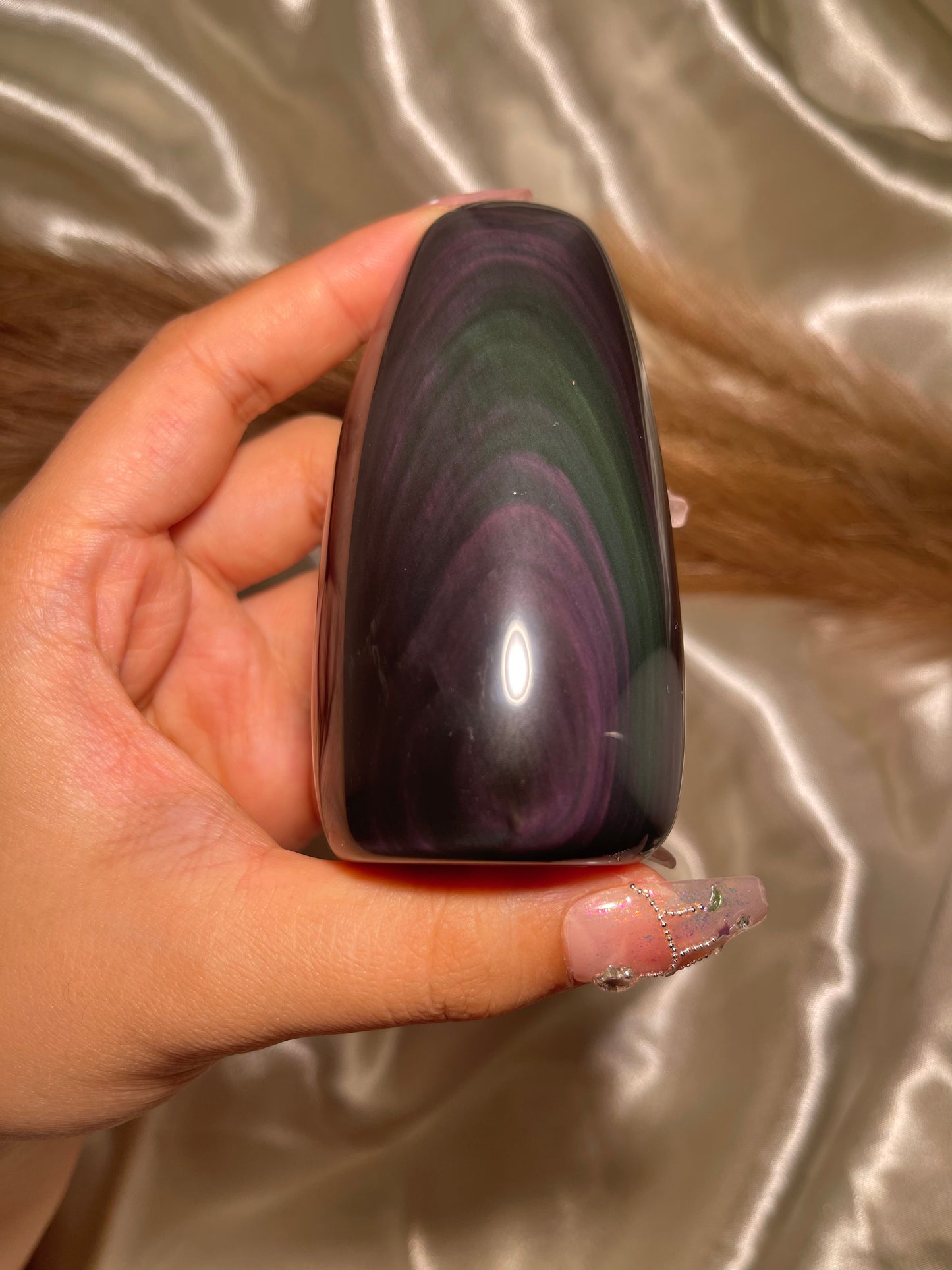 Rainbow Obsidian freeform