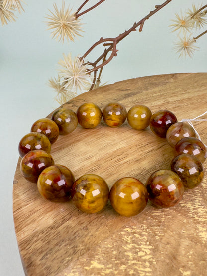 HQ Golden Pietersite Bracelet 15mm A