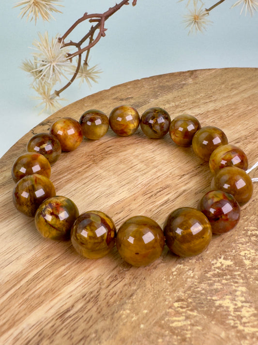 HQ Golden Pietersite Bracelet 15mmB