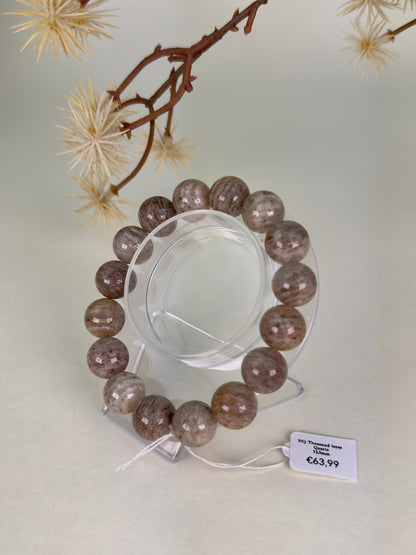 Thousand Layer Lodolite Quartz Bracelet 14mm