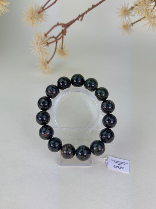 Green Rutile Cherry Blossom Quartz Bracelet 15mm