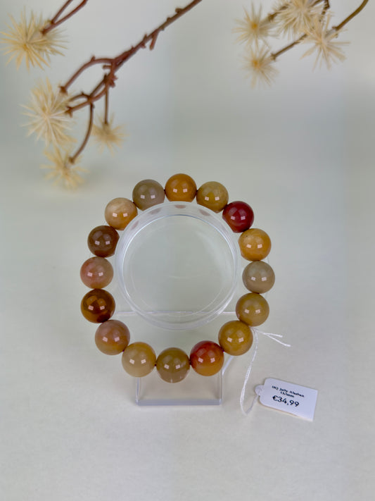 HQ Jelly Alashan Agate Bracelet 13mm