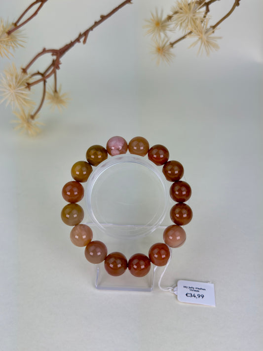 HQ Jelly Alashan Agate Bracelet 13mm