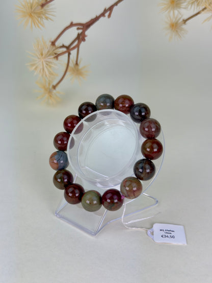 HQ Alashan Agate Bracelet 13mm