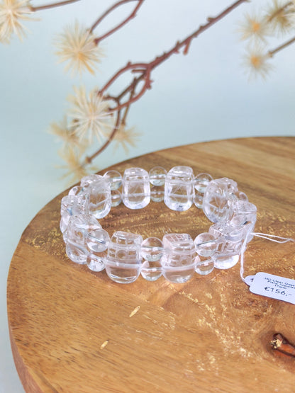 HQ Clear Quartz Pixiu Bracelet 17mm