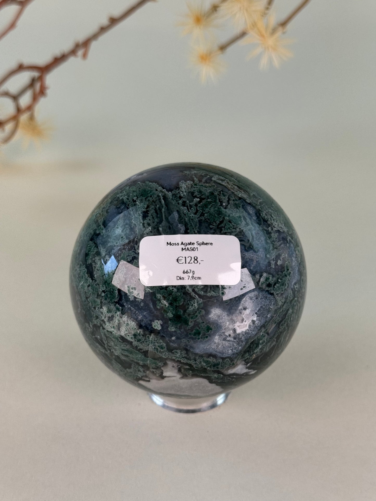 Moss Agate Sphere