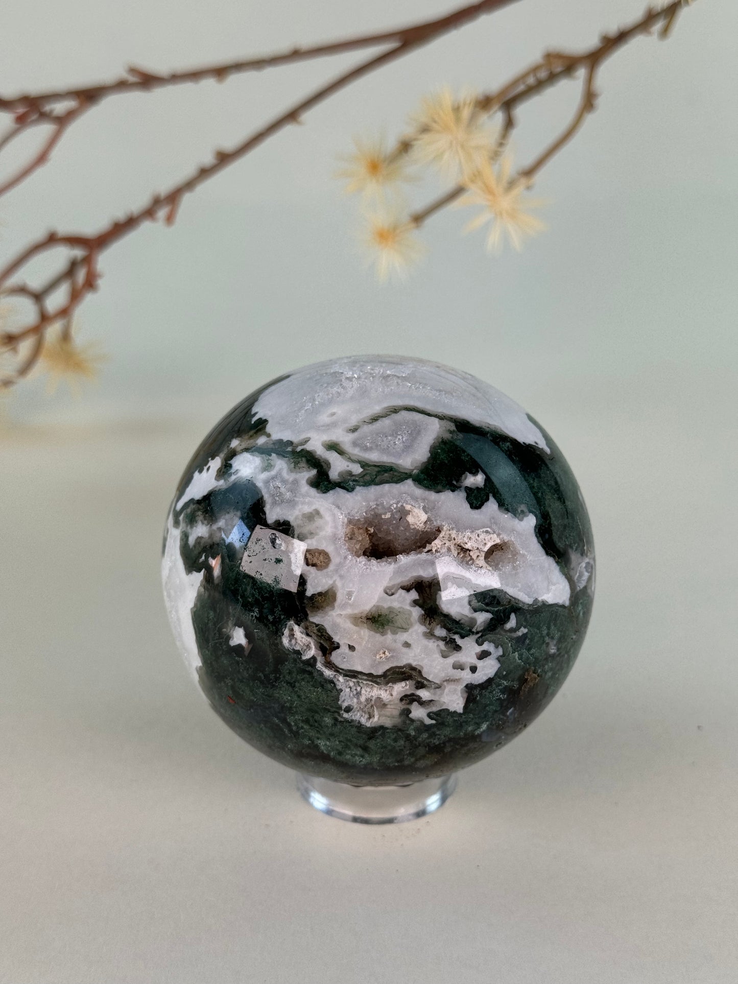 Moss Agate Sphere