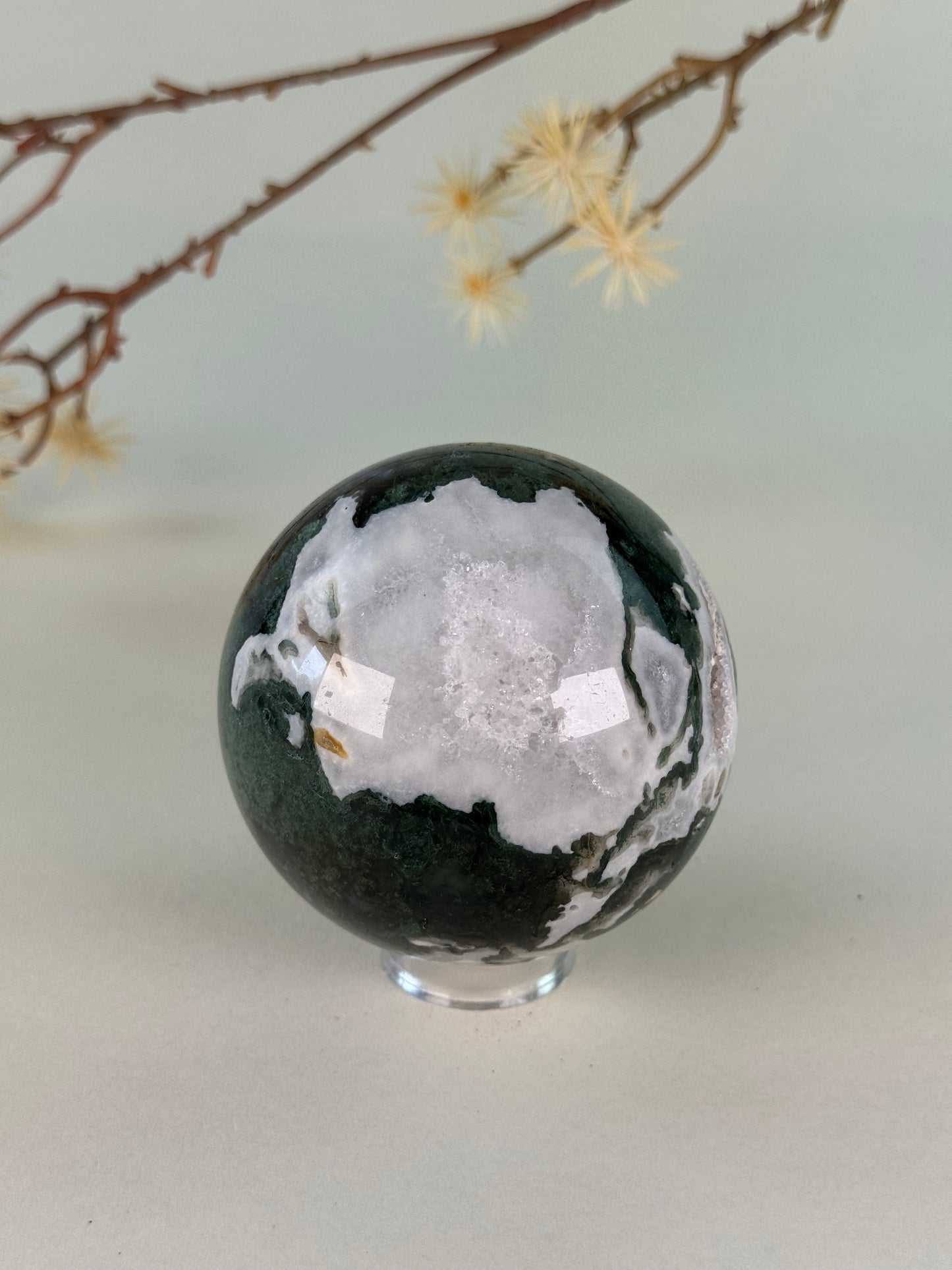 Moss Agate Sphere