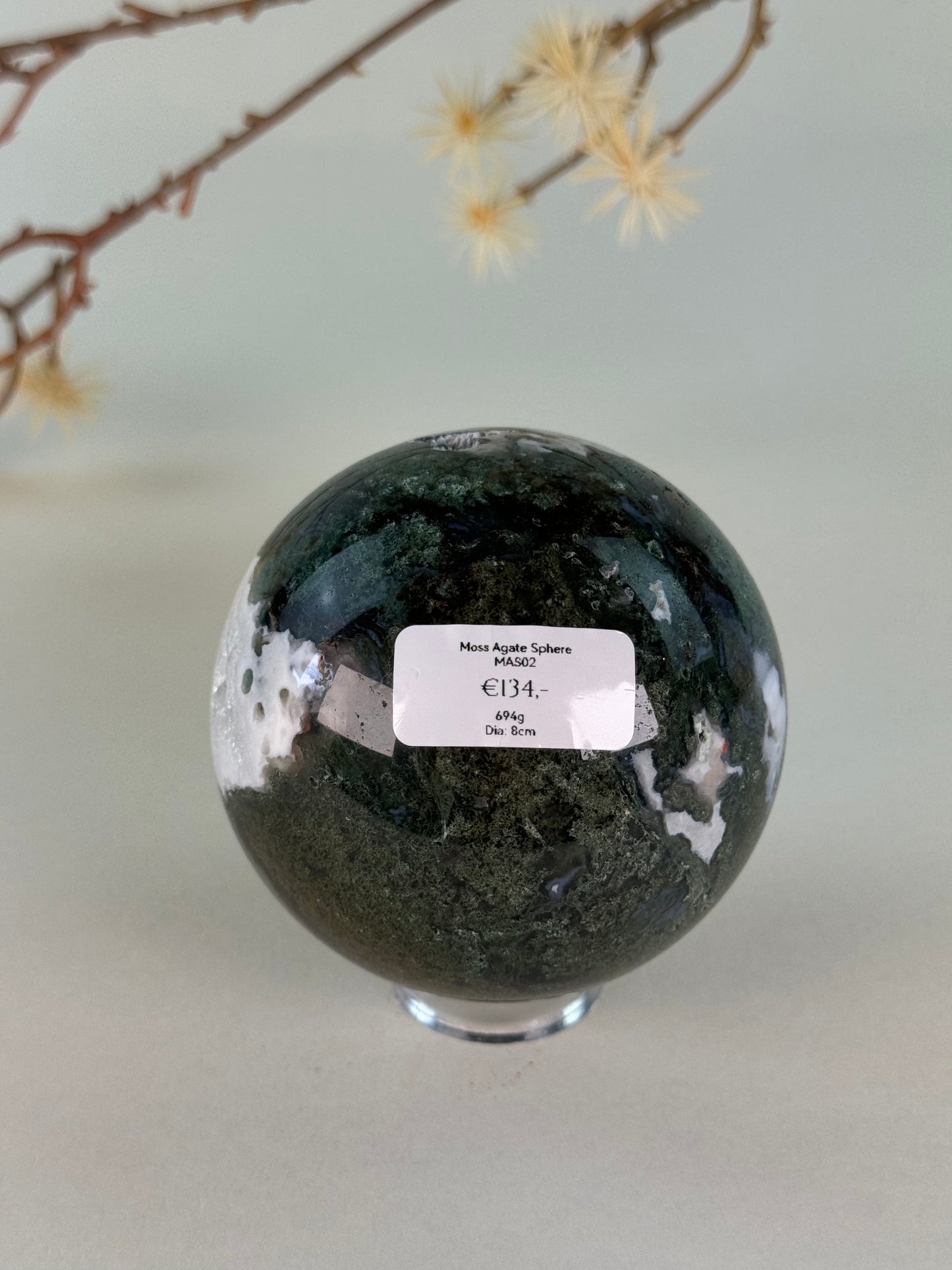 Moss Agate Sphere