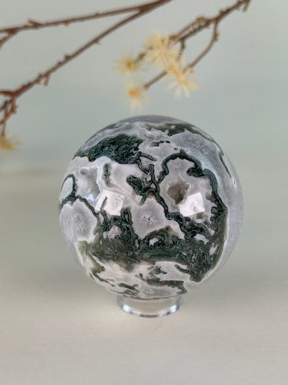 Moss Agate Sphere