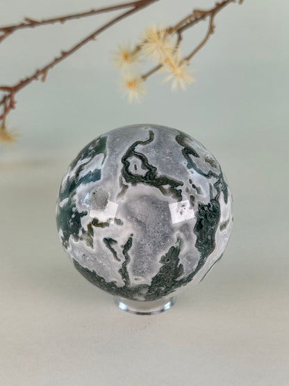 Moss Agate Sphere