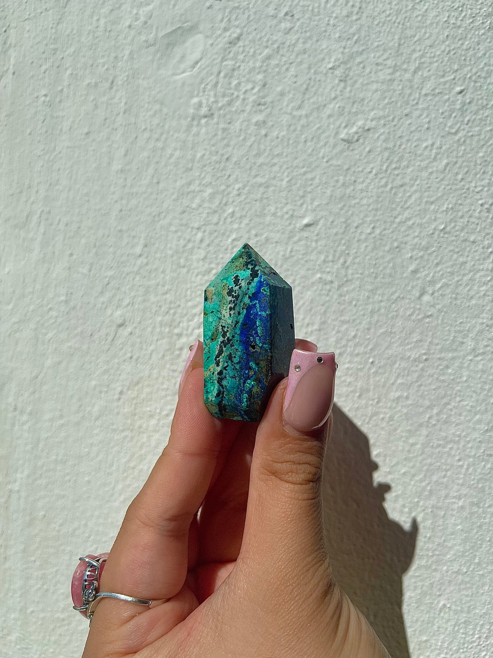 Mini Azurite Points - Intuitively Chosen