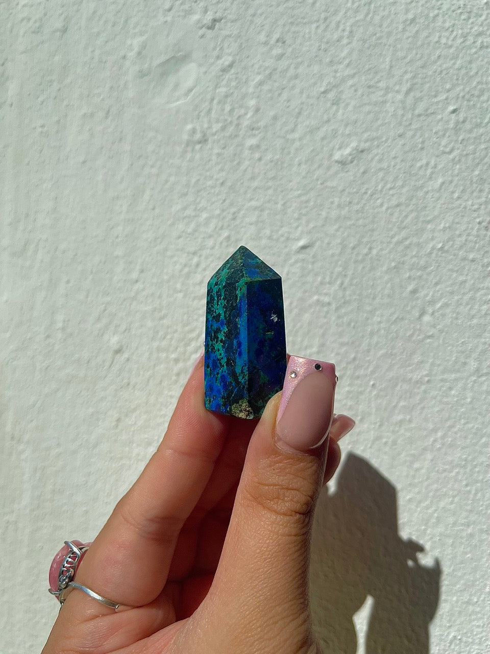 Mini Azurite Points - Intuitively Chosen