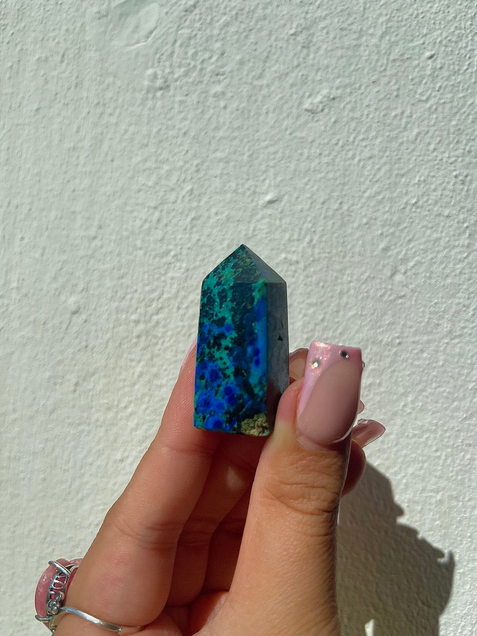 Mini Azurite Points - Intuitively Chosen