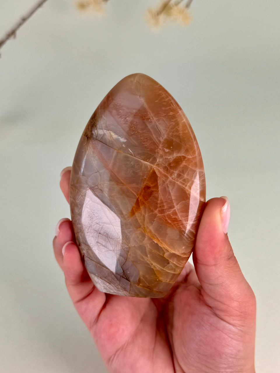 Peach Moonstone Free Form B