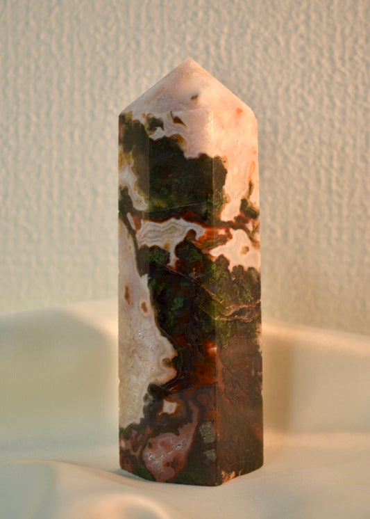 Red Moss Agate Tower B