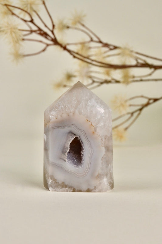 Druzy Agate Tower A