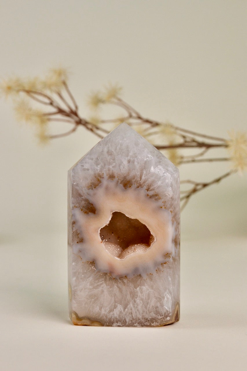 Druzy Agate Tower C