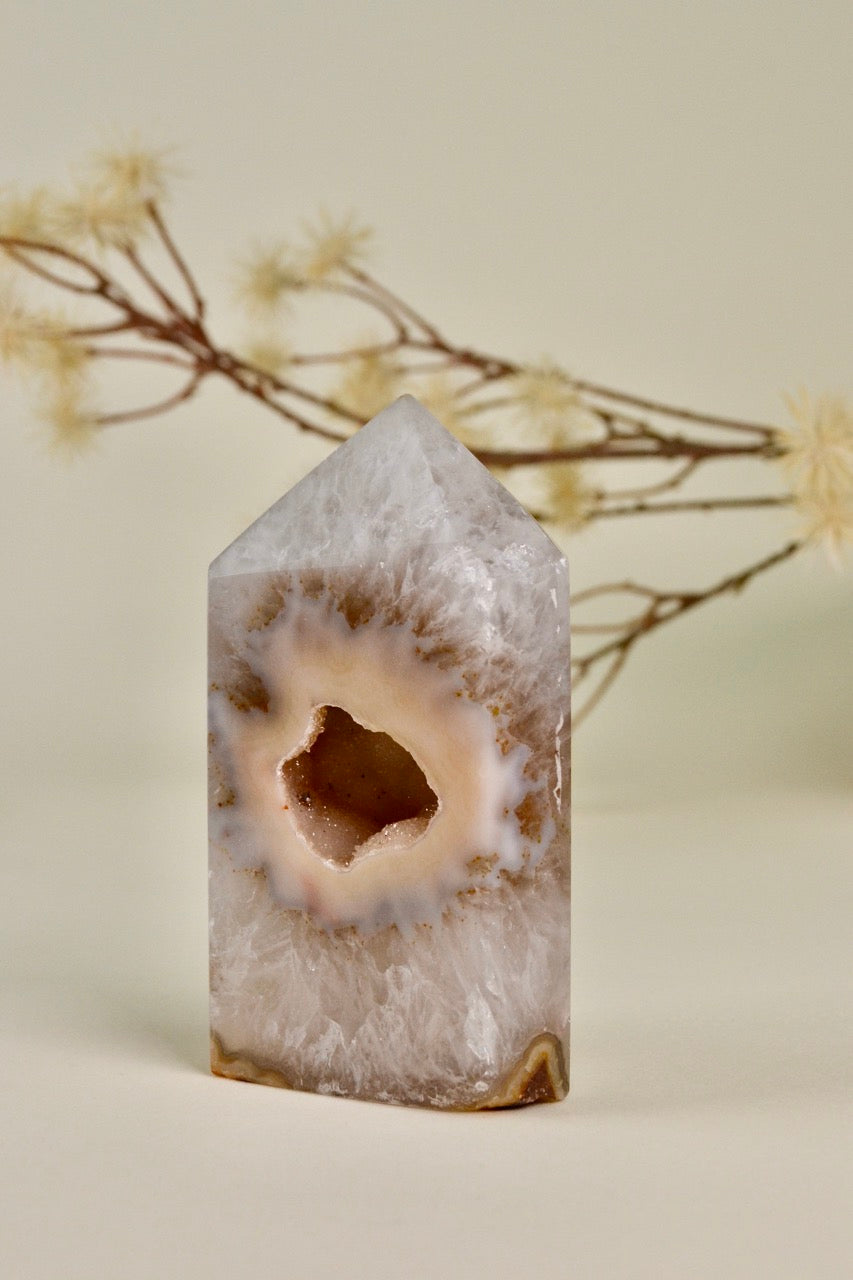 Druzy Agate Tower C