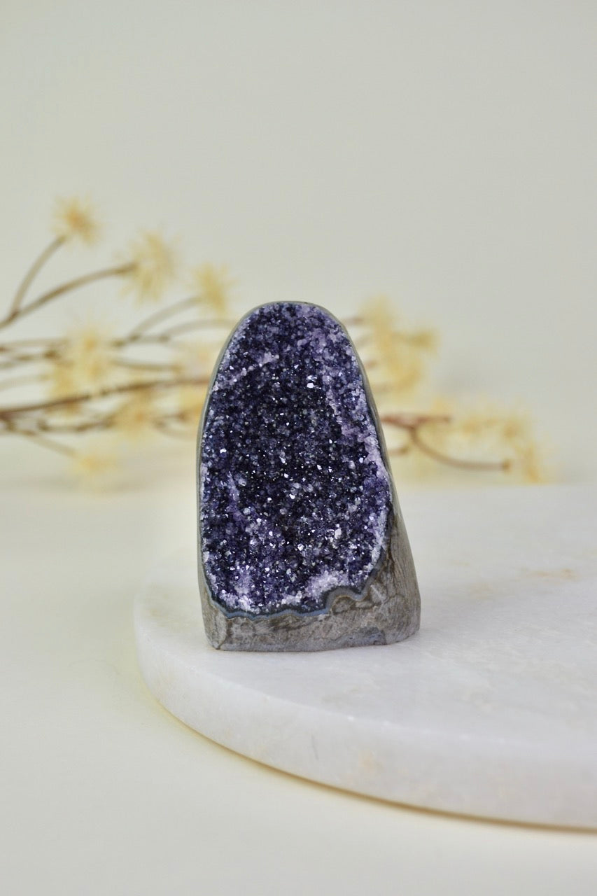 Amethyst Cut Base Cluster A12