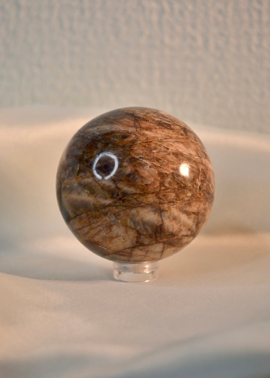 Peach Moonstone Sphere A