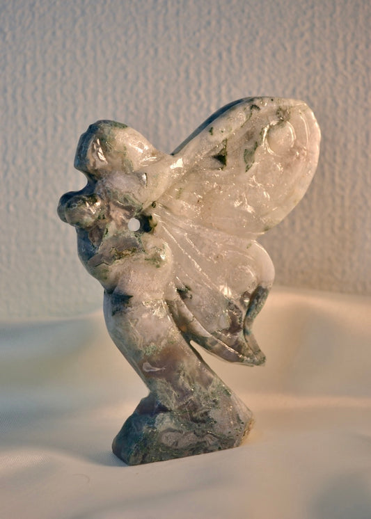 Moss Agate Fairy