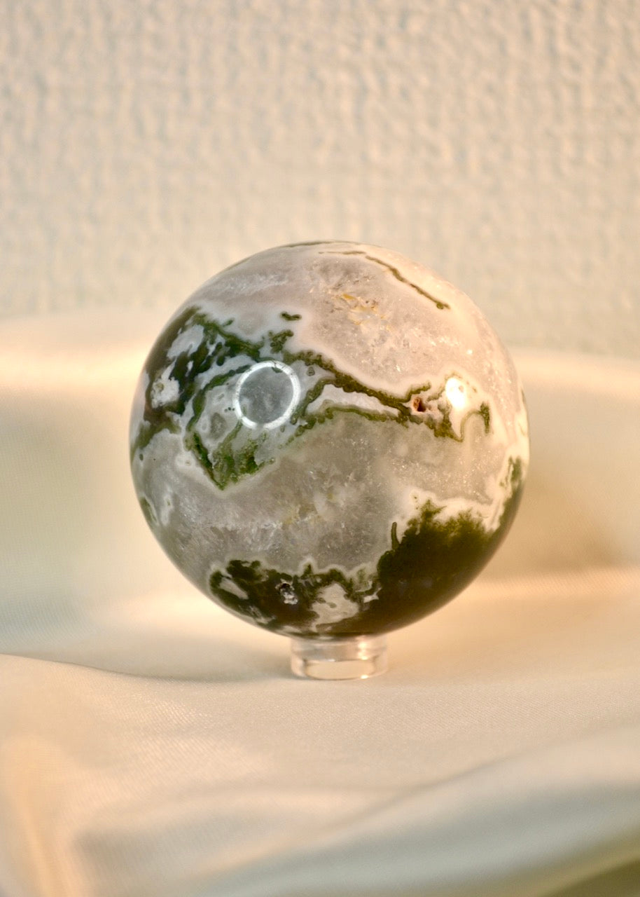 Moss Agate Sphere A