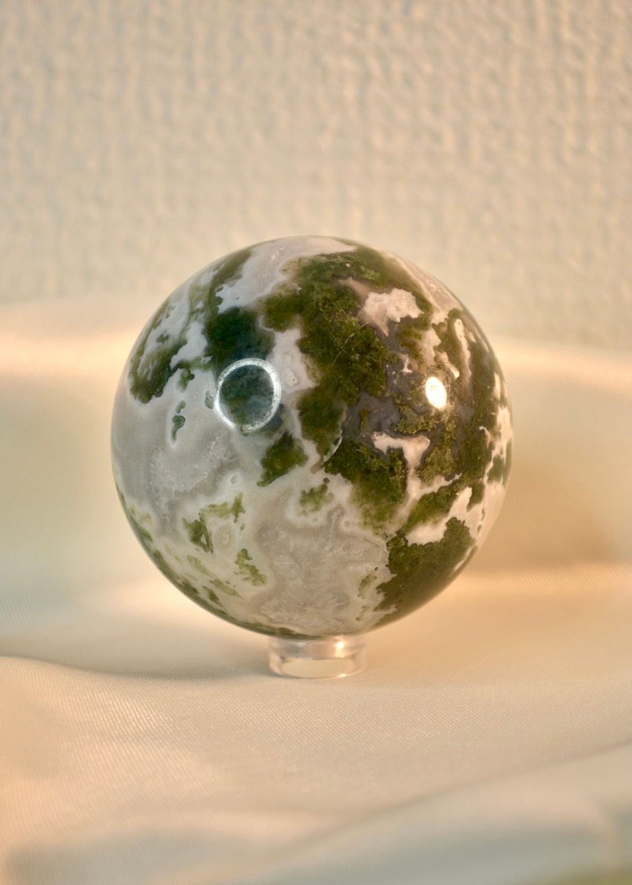 Moss Agate Sphere A