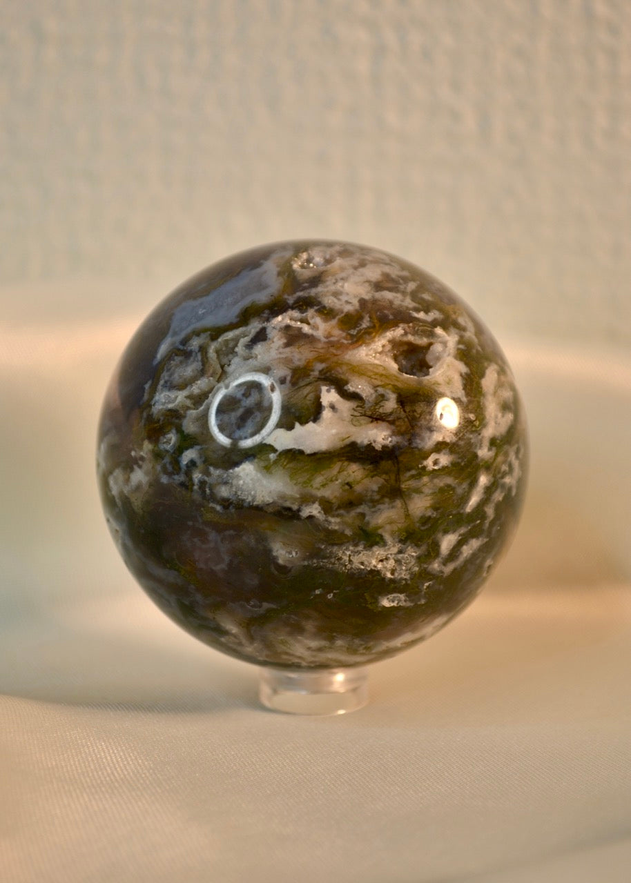 Moss Agate Sphere B