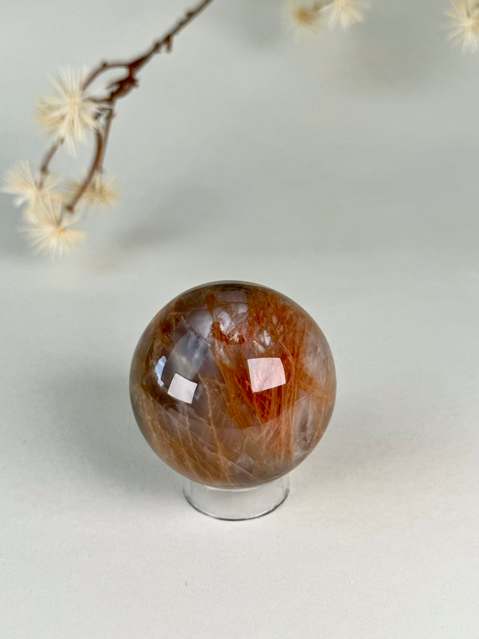 Peach Moonstone Sphere A